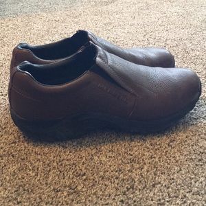 Merrell Mahogany Brown Leather Jungle Moc